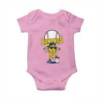 Cool Banana Playing Baseball Baby Onesie Funny Fruit Sports Gift - Wonder Print Shop