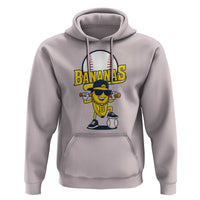 Cool Banana Playing Baseball Hoodie Funny Fruit Sports Gift - Wonder Print Shop