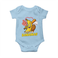 Funny Baseball Baby Onesie Lets Go Bananas Fruit Sports Lover Gift - Wonder Print Shop