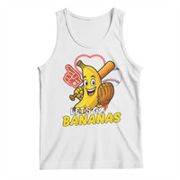Funny Baseball Tank Top Lets Go Bananas Fruit Sports Lover Gift - Wonder Print Shop