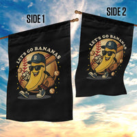 Funny Banana Baseball Garden Flag Sports Humor Banana Baseball - Wonder Print Shop