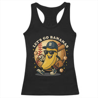 Funny Banana Baseball Racerback Tank Top Sports Humor Banana Baseball - Wonder Print Shop