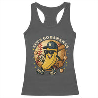 Funny Banana Baseball Racerback Tank Top Sports Humor Banana Baseball - Wonder Print Shop