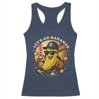 Funny Banana Baseball Racerback Tank Top Sports Humor Banana Baseball - Wonder Print Shop