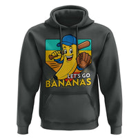 Lets Go Bananas Hoodie Funny Banana Baseball Fruit Sports Gift - Wonder Print Shop