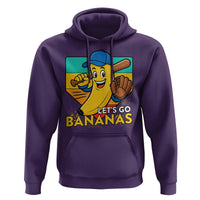 Lets Go Bananas Hoodie Funny Banana Baseball Fruit Sports Gift - Wonder Print Shop