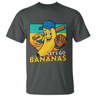 Lets Go Bananas T Shirt Funny Banana Baseball Fruit Sports Gift - Wonder Print Shop