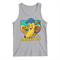 Lets Go Bananas Tank Top Funny Banana Baseball Fruit Sports Gift - Wonder Print Shop