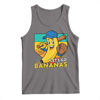 Lets Go Bananas Tank Top Funny Banana Baseball Fruit Sports Gift - Wonder Print Shop