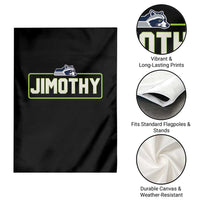 Funny Seattle Jimothy The Raccoon Garden Flag Football Parody Viral Trash Panda Feral Meme