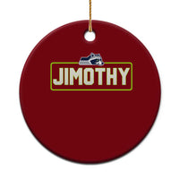 Funny Seattle Jimothy The Raccoon Ceramic Ornament Football Parody Viral Trash Panda Feral Meme