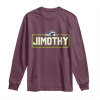 Funny Seattle Jimothy The Raccoon Long Sleeve Shirt Football Parody Viral Trash Panda Feral Meme