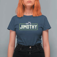Funny Seattle Jimothy The Raccoon T Shirt For Women Football Parody Viral Trash Panda Feral Meme