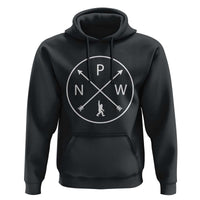 PNW Bigfoot Crossed Arrows Pacific Northwest Pride Hoodie