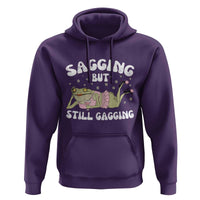 Funny Sagging But Still Gagging Hoodie Sarcastic Frog Humor - Wonder Print Shop