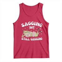 Funny Sagging But Still Gagging Tank Top Sarcastic Frog Humor - Wonder Print Shop