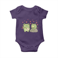 Cute Frog Lover Gift Baby Onesie Romantic Frog Music - Wonder Print Shop
