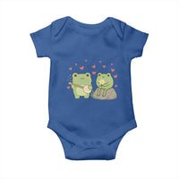 Cute Frog Lover Gift Baby Onesie Romantic Frog Music - Wonder Print Shop