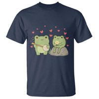 Cute Frog Lover Gift T Shirt Romantic Frog Music - Wonder Print Shop