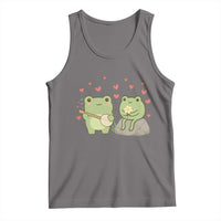 Cute Frog Lover Gift Tank Top Romantic Frog Music - Wonder Print Shop