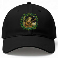 Funny Frog Playing Guitar Baseball Cap Music Lovers Gift