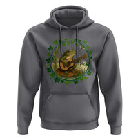 Funny Frog Playing Guitar Hoodie Music Lovers Gift - Wonder Print Shop