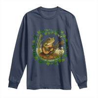 Funny Frog Playing Guitar Long Sleeve Shirt Music Lovers Gift - Wonder Print Shop