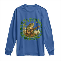Funny Frog Playing Guitar Long Sleeve Shirt Music Lovers Gift - Wonder Print Shop