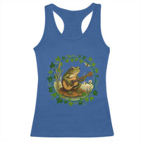 Funny Frog Playing Guitar Racerback Tank Top Music Lovers Gift - Wonder Print Shop