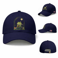 Frog Playing Guitar Baseball Cap Gift for Musicians