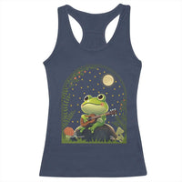 Frog Playing Guitar Racerback Tank Top Gift for Musicians - Wonder Print Shop