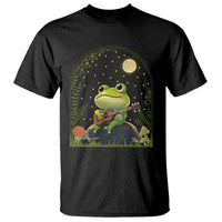 Frog Playing Guitar T Shirt Gift for Musicians - Wonder Print Shop