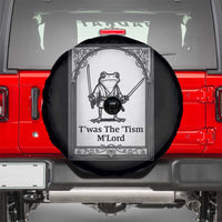 T’was The Tism M’Lord Spare Tire Cover Funny Medieval Knight Frog Gift - Wonder Print Shop