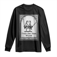 T’was The Tism M’Lord Long Sleeve Shirt Funny Medieval Knight Frog Gift - Wonder Print Shop