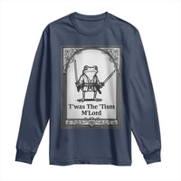 T’was The Tism M’Lord Long Sleeve Shirt Funny Medieval Knight Frog Gift - Wonder Print Shop