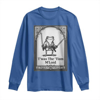T’was The Tism M’Lord Long Sleeve Shirt Funny Medieval Knight Frog Gift - Wonder Print Shop