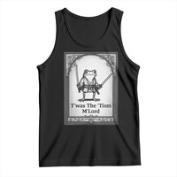 T’was The Tism M’Lord Tank Top Funny Medieval Knight Frog Gift - Wonder Print Shop
