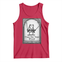 T’was The Tism M’Lord Tank Top Funny Medieval Knight Frog Gift - Wonder Print Shop