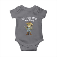 Autism Frog Baby Onesie Funny Rizz Em With The Tism - Wonder Print Shop