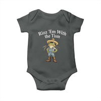 Autism Frog Baby Onesie Funny Rizz Em With The Tism - Wonder Print Shop