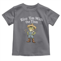 Autism Frog Toddler T Shirt Funny Rizz Em With The Tism - Wonder Print Shop