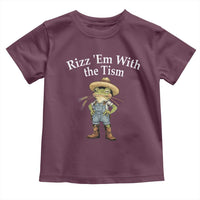Autism Frog Toddler T Shirt Funny Rizz Em With The Tism - Wonder Print Shop