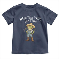 Autism Frog Toddler T Shirt Funny Rizz Em With The Tism - Wonder Print Shop