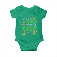 Just A Girl Who Loves Frogs Gift Baby Onesie - Wonder Print Shop