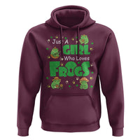 Just A Girl Who Loves Frogs Gift Hoodie - Wonder Print Shop
