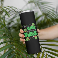 Just A Girl Who Loves Frogs Gift Skinny Tumbler