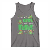 Just A Girl Who Loves Frogs Gift Tank Top - Wonder Print Shop