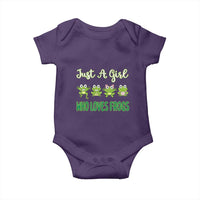 Just A Girl Who Loves Frogs Baby Onesie Frog Lover - Wonder Print Shop