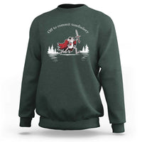 Off To Commit Tomfoolery Sweatshirt Frog Coffee Lover Gift - Wonder Print Shop