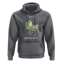 Funny Office Frog Hoodie I Hate Mondays - Wonder Print Shop